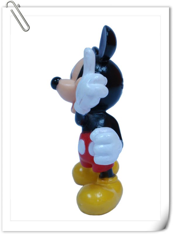 plastic mickey mouse figurine