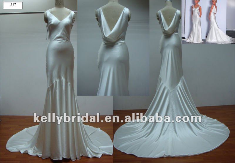 Por Low Back Silk With Sash Wedding Dresses Y Por Low Back Silk With Sash Wedding Dresses