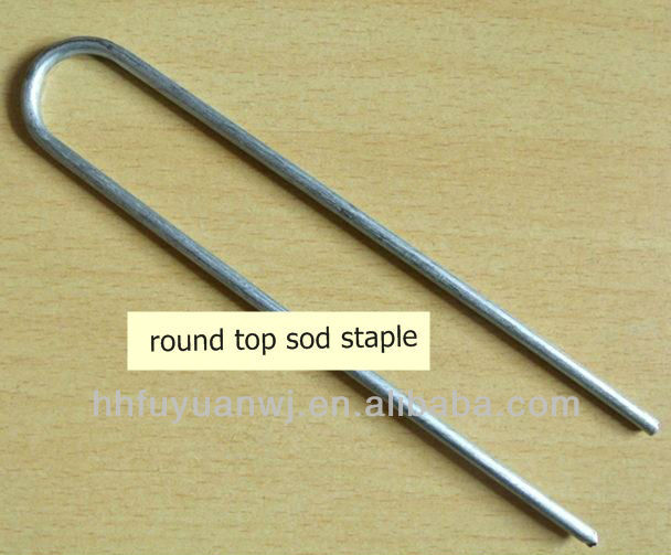 U Shaped Sod Nail Shape Wire Nails Turf Metal Ground U Shaped Sod Nail