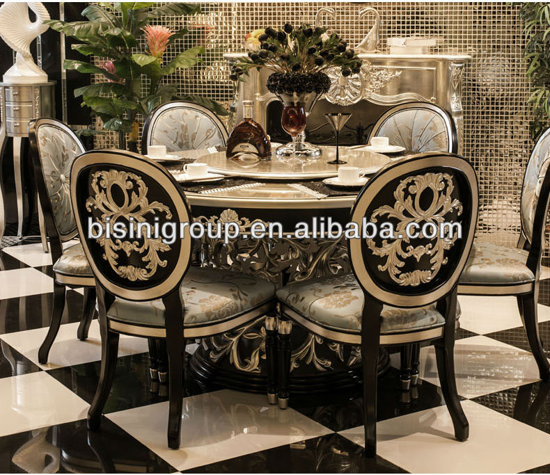 Luxury Lazy Susan Dining Table Whole Set Bf11 1130b Round Product On Alibaba Luxury Lazy Susan Dining Table Whole Set Bf11 1130b Round Product On Alibaba