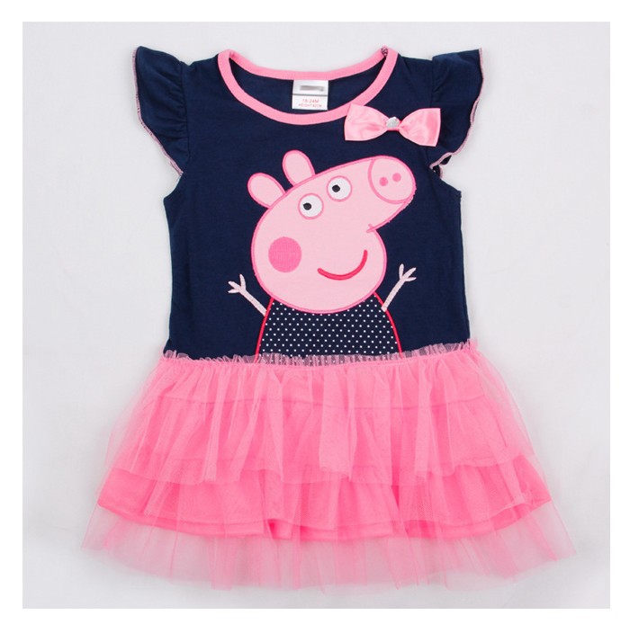 Nuevo 2014 Niños Ropa De Bebé De Peppa Pig Las Niñas Ropa De Verano De  Retazos De Encaje Vestido De Princesa 12090 - Buy Vestido De Product on  Alibaba.com