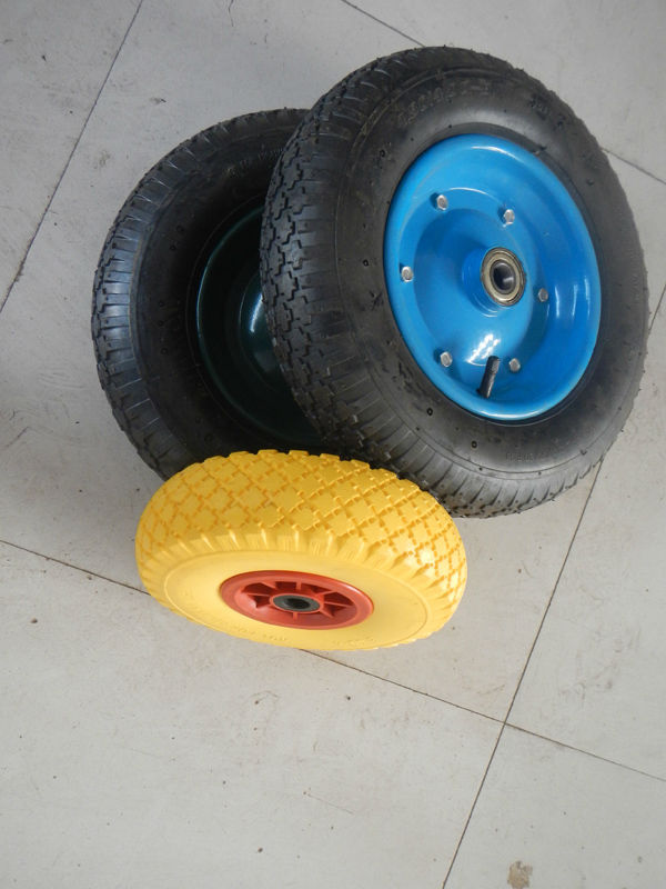 pu foam wheel 4.00-8 for construction hand cart