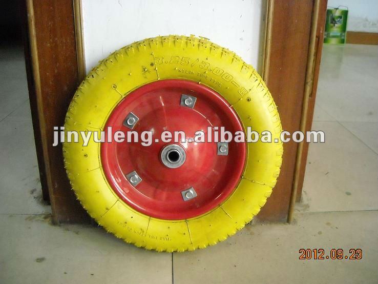 Non-toxic, tasteless cart wheel rubber tire 3.00-8
