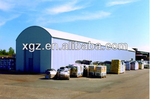 China Made Easy And Quick Assembly Prefabricated Light Steel Strcuture Storage Shed