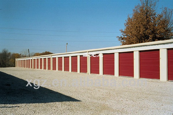 High Quality prefabricated steel structure Mini Storage/warehouse