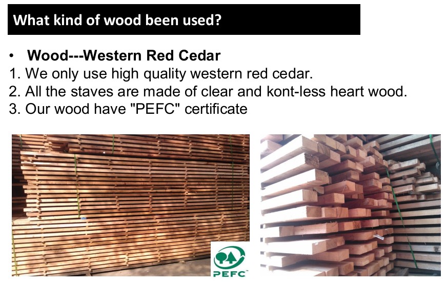 De Madera Rústica Leña Jacuzzi - Buy Leña Jacuzzi De Madera Product on