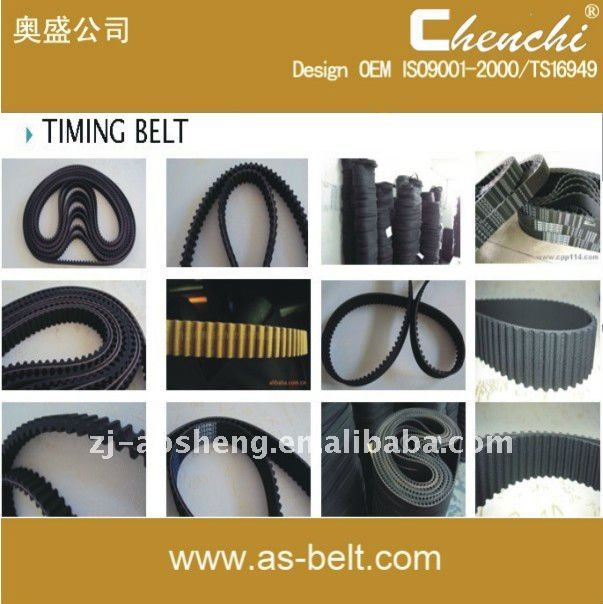 Motor Spare Parts Auto Timing Belt Automotive Rubber Synchronizer Belt