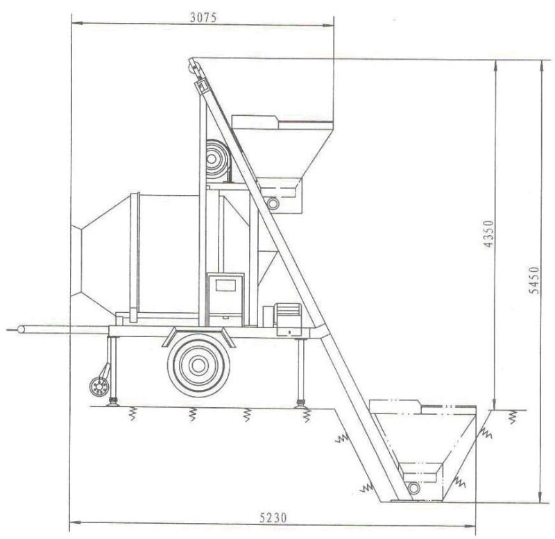 Jzc350 Skip Hoist Concrete Mixer Buy Jzc350 Skip Hoist Concrete Mixer