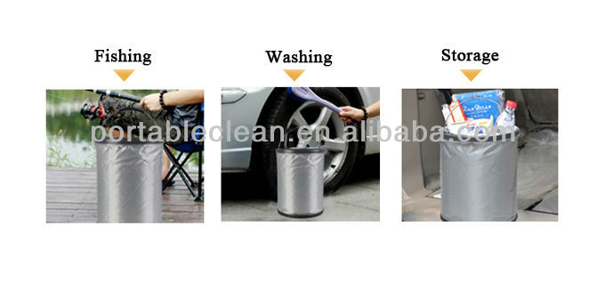 Wash kits portable Folding bucket/collapsible bucket