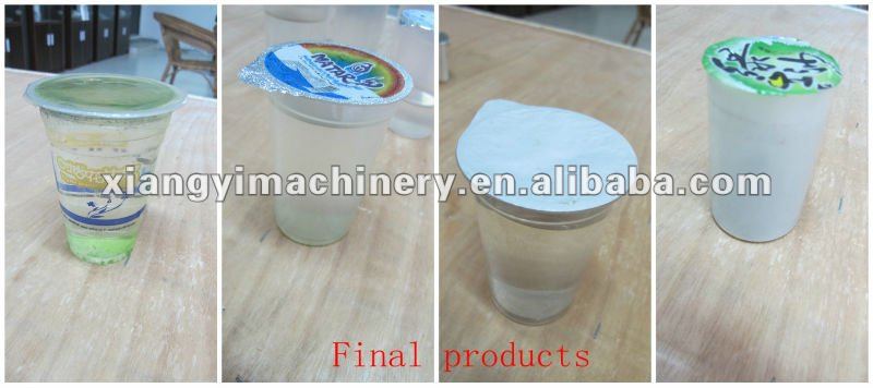China manufacture water plastic cup filling sealing machine/automatic cup water packing equipment/cup water
