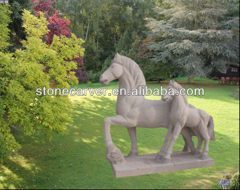 Outdoor Garden Stone Carved Horse Statue Buy Stone Horse Statue