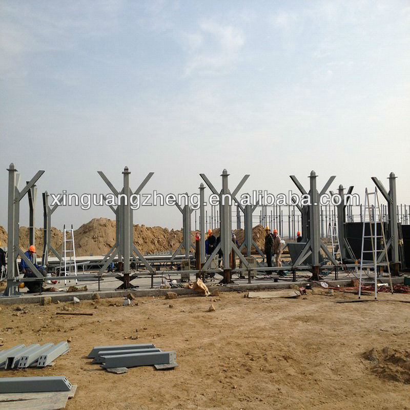 erected fast prefabricated steel structure construction building workshop warehouse