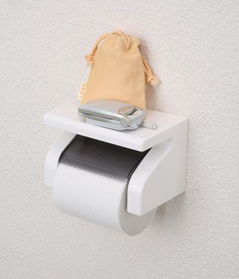 plastic toilet roll holder