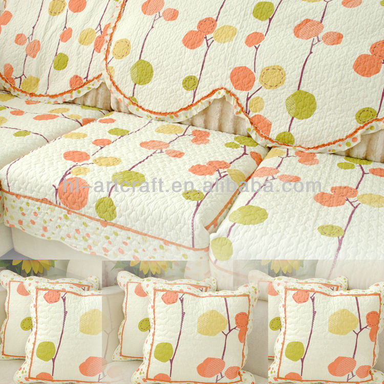 100% Katun Indian L Bentuk Sofa Penutup - Buy Product on 