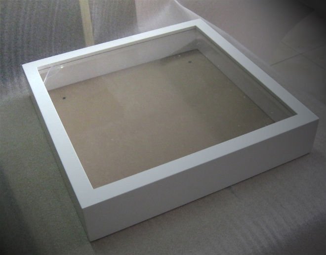 white color 3d box frame high quality and hot selling in white color 3d box frame high quality and hot selling in