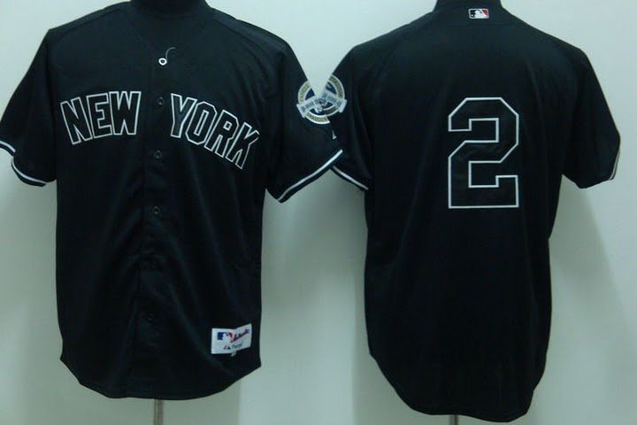 black new york baseball jersey