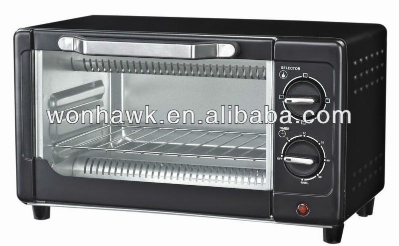 Horno Eléctrico De 9l Con Dos Pomos (4 Rebanadas De Pan/pizza De 9 '') -  Buy Horno Tostadora 110v Horno Eléctrico Product on Alibaba.com