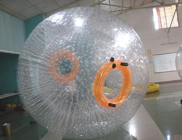 giant inflatable ball to ride in