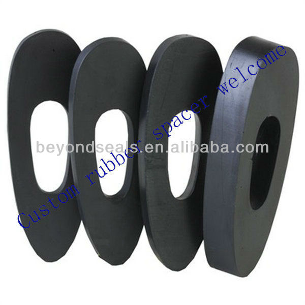 custom small big thin thick solid rubber spacer, View rubber spacer