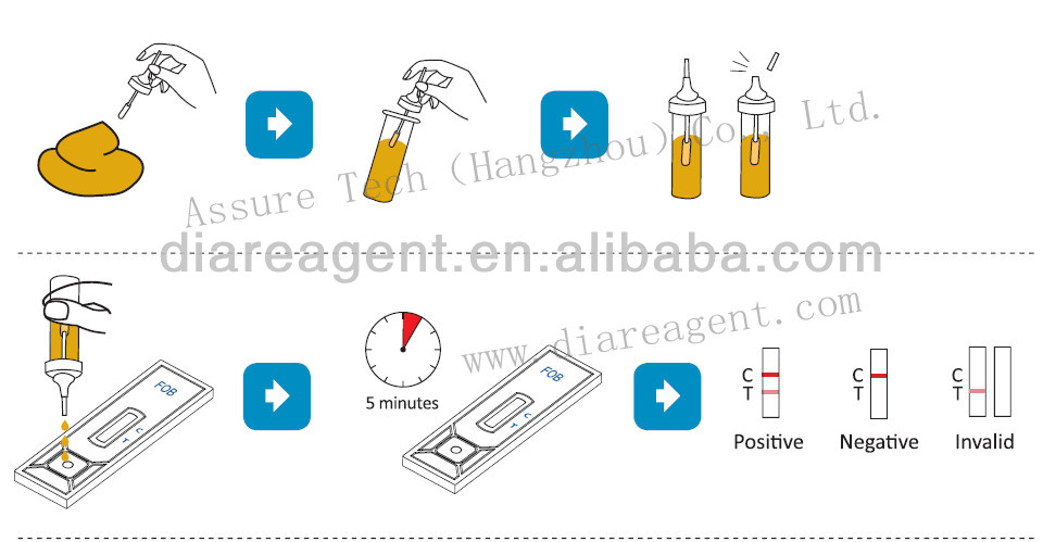 Roche CARDIAC Trop T Sensitive test visual