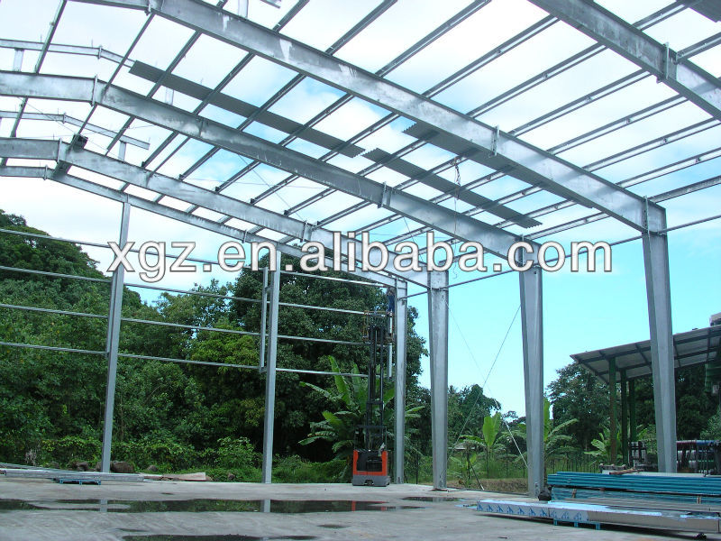 large steel structure green house farm