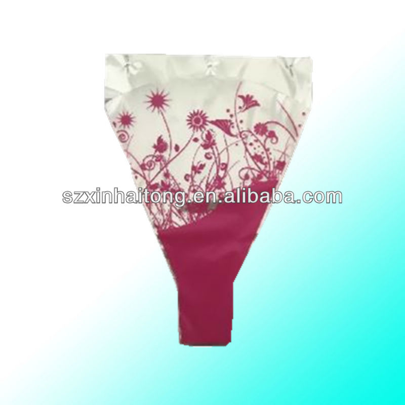 Plastic Flower Sleeve / Flower Bag For Rose/yshape Bag For Flower