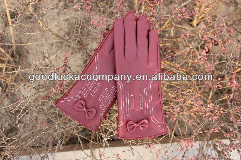 Fashion leather gloves and skin tight driving gloves leather gloves