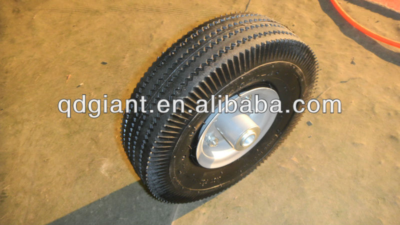 3.50-4 inflatable rubber wheel for hand cart