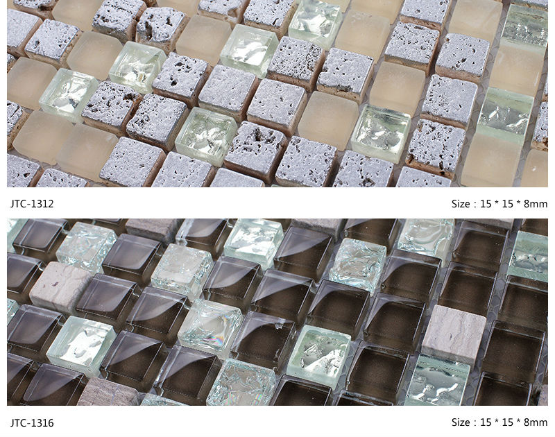 Kitchen Tiles Philippines ljo jtc-1311 popular stone mix light blue crackle glass mosaic Kitchen Tiles Philippines ljo jtc-1311 popular stone mix light blue crackle glass mosaic