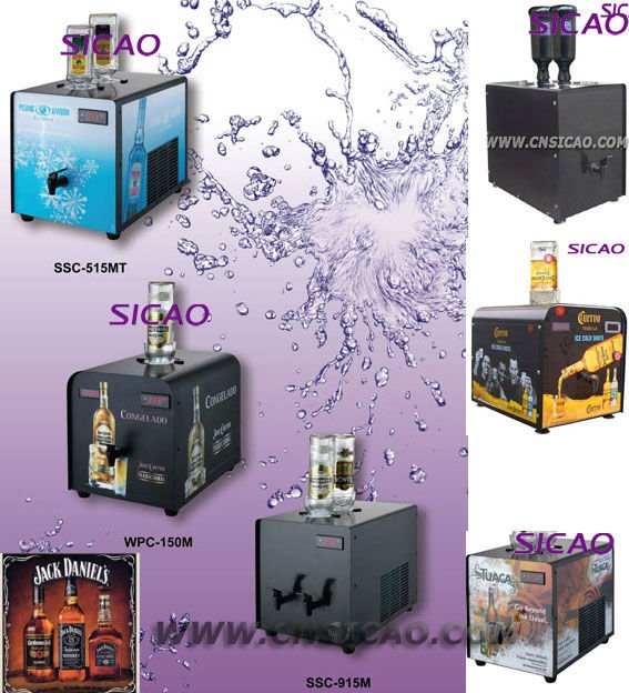 Double Bottle Shot Machine Vodka Liquor Dispenser Chiller Bar Accessory