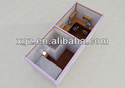 Good prefabricated modified shipping container house for living