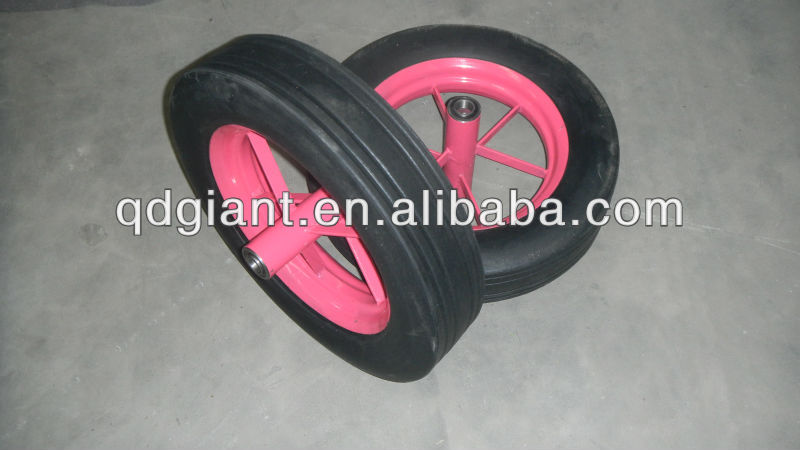 used for industrial hand trolley solid wheel 8"*2.5"