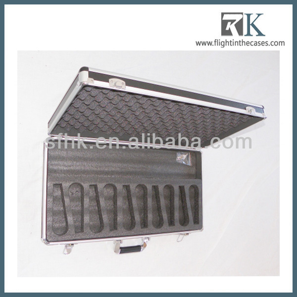 Mic Flight Case、wireless Microphone Flight Cases 6uためmic Receiver、ワイヤレス