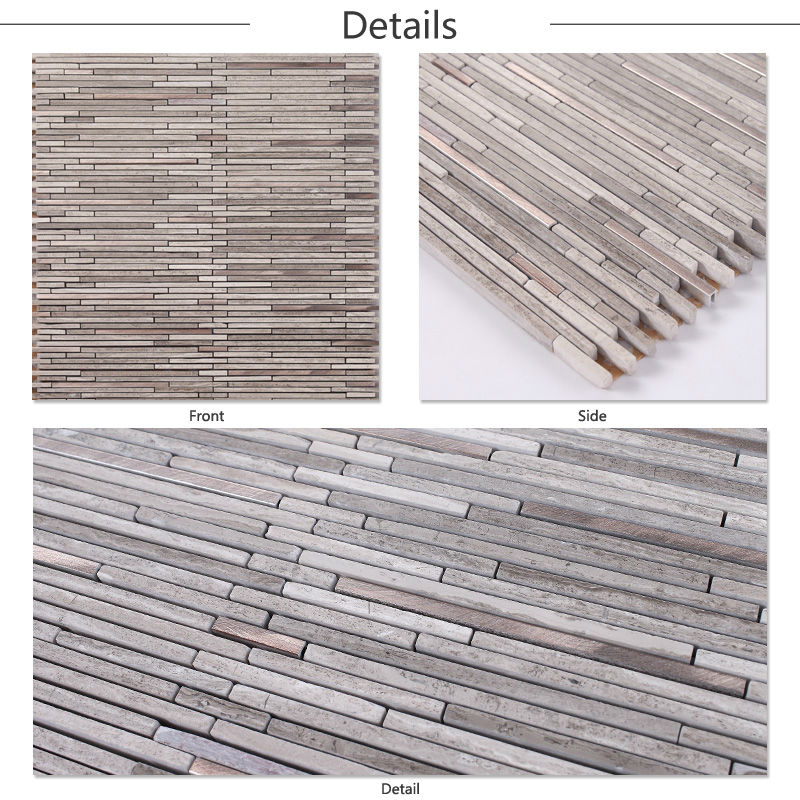 LJO JY,G,112 Premium Grey Strip China Marble Tiles Prices in Pakistan Style