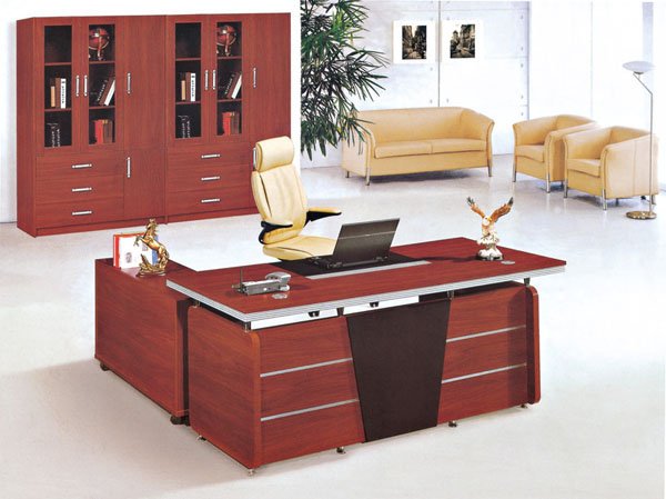 Wooden Modern Design Office Manager Desk View Computer Table Wooden Modern Design Office Manager Desk