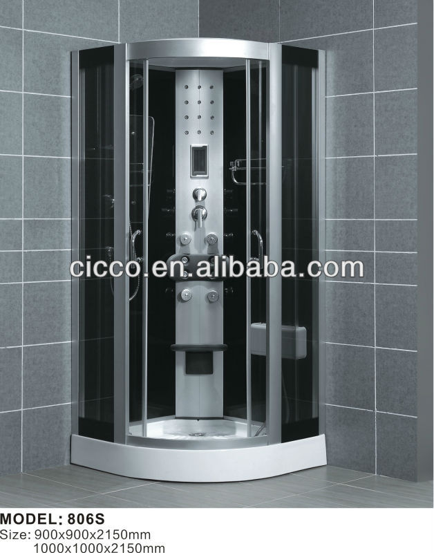 Acrylic Steam Low Tray Shower Rooms - Buy Steam Room Controller,Wall