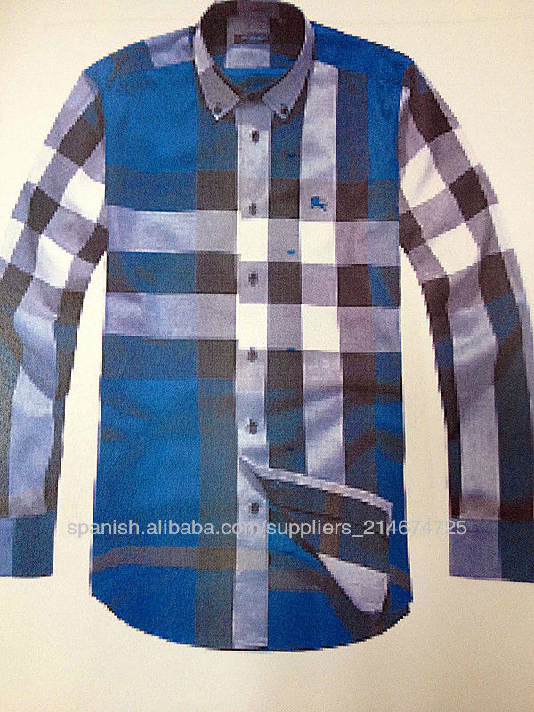Men's Shirt Burberry Check - Buy Camisas De Cuadros Para Hombres Product on  