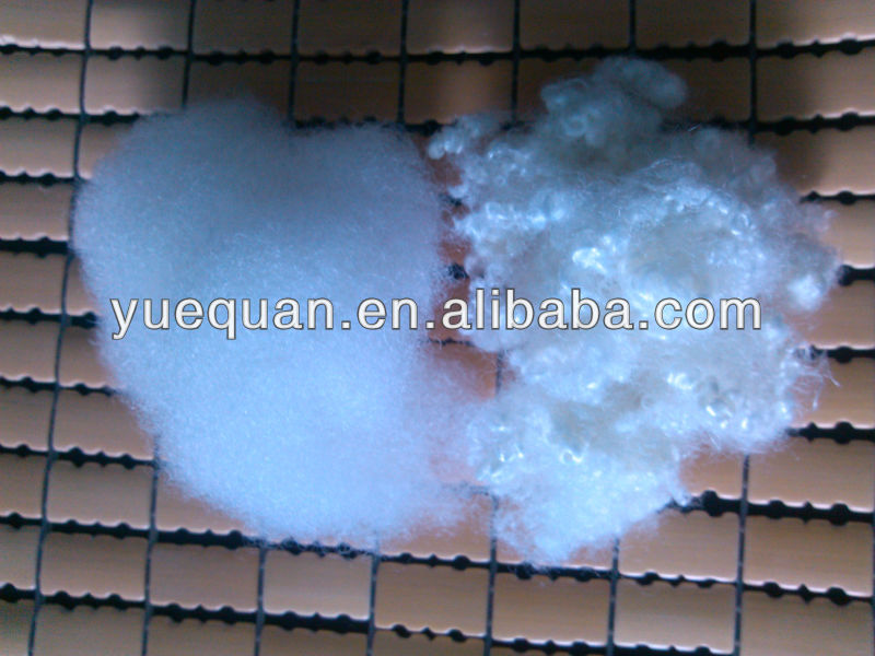 siliconized fiber filling