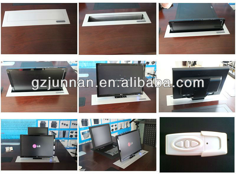 Table Hidden Monitor Lift Screen Lift Mechanism Lcd Lift System