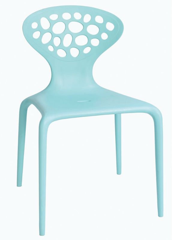 Outdoor Modern Relax Stackable Plastic Chair Green Outdoor Modern Relax Stackable Plastic Chair