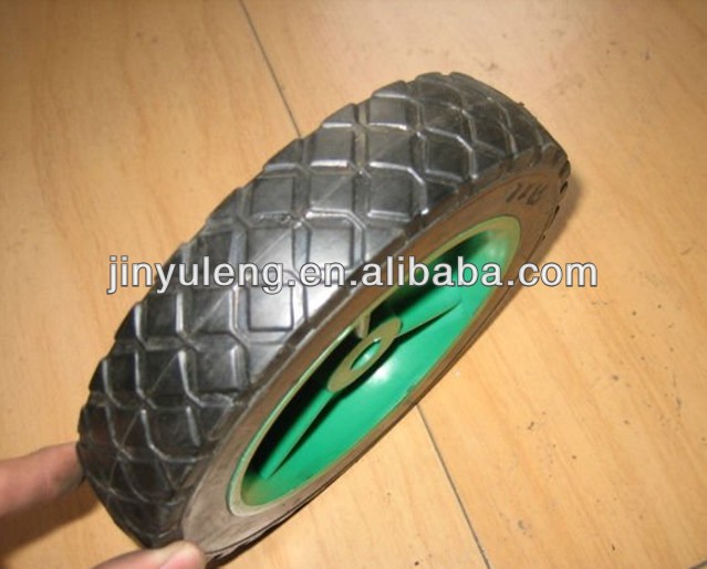 10 inch solid rubber wheel for tool cart