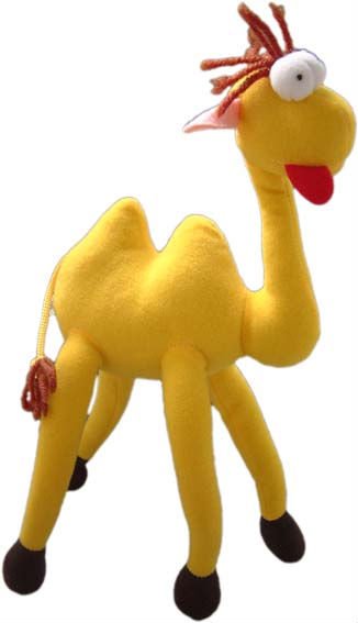 stuffed plush flexible animal camel