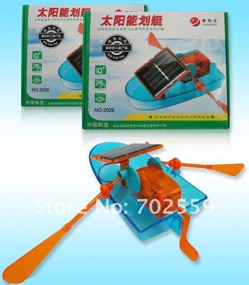 New! Solar Powered Boat Educational Diy Solar Kit Solar Toy 189245