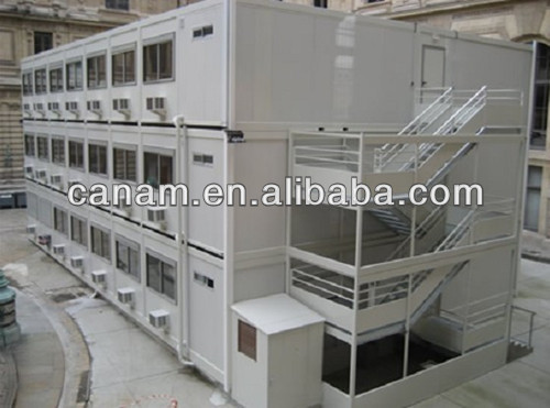 Low cost economic modular shipping or flatpack container for student's dormitory and classroom