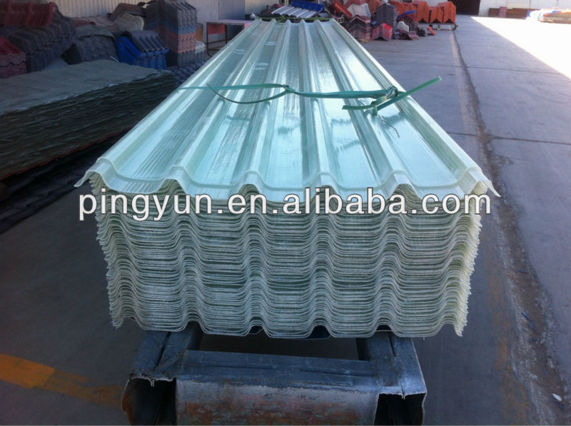 transparent corrugated roofing sheets/warehouse greenhouse 