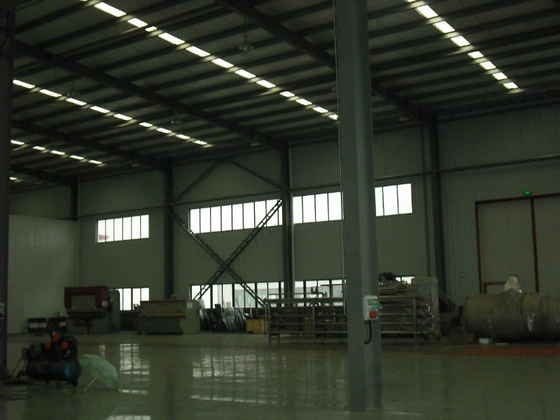 Light prefab steel structure truss hanger building for Warehouse/ Workshop