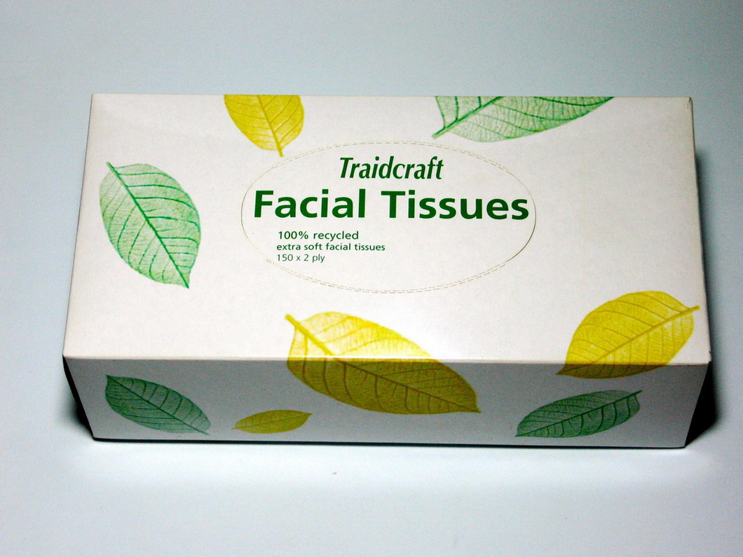 facial tissue box