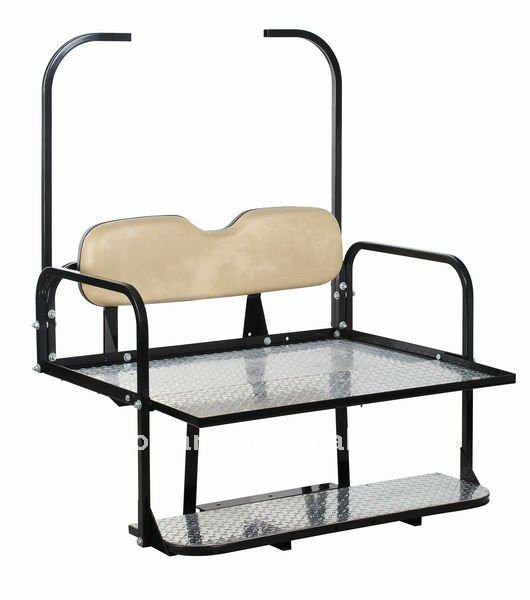 Quality Golf Cart Rear Flip Flop Seat Kit,Top Brand Custom Golf Cart