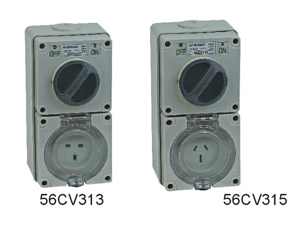 Waterproof Isolator Switch Plug Waterproof Socket Terminal Juction Box Socket Outlets Ip66