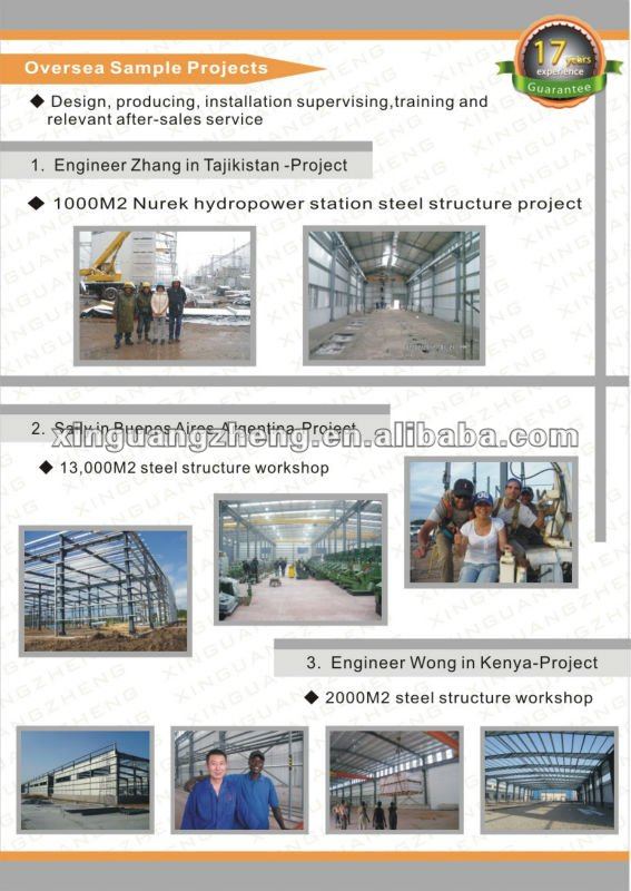 low cost prefabricated Steel Structure building